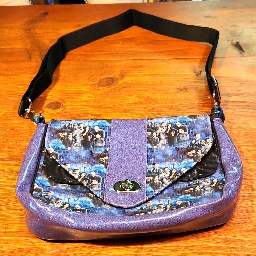 The Addams Family purse/crossbody OOAK